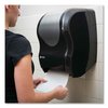 San Jamar Tear-N-Dry Touchless Roll Towel Dispenser, Black/Silver T1370BKSS